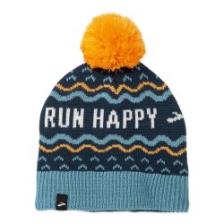 Шапка Brooks Heritage Pom Beanie - синя