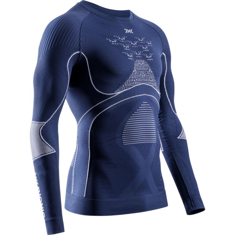 Футболка X-Bionic Energy Accumulator 4.0 Shirt LG SL M - синій/білий