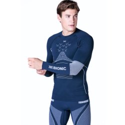 Футболка X-Bionic Energy Accumulator 4.0 Shirt LG SL M - синій/білий