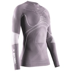 Футболка X-Bionic Energy Accumulator 4.0 Shirt LG SL W - фіолетовий/білий