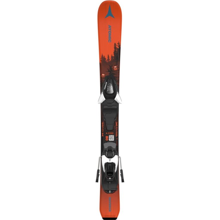 Lyže Atomic Maverick Jr 70-90 + C 5 GW J - oranžová