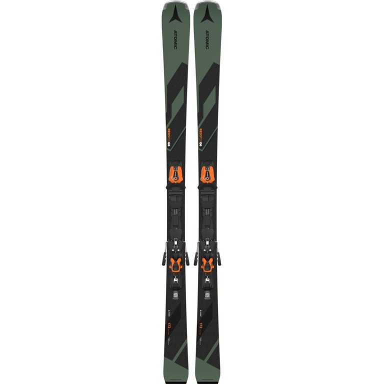 Lyže Atomic Redster Q6 + Mi 12 GW - zelená/černá