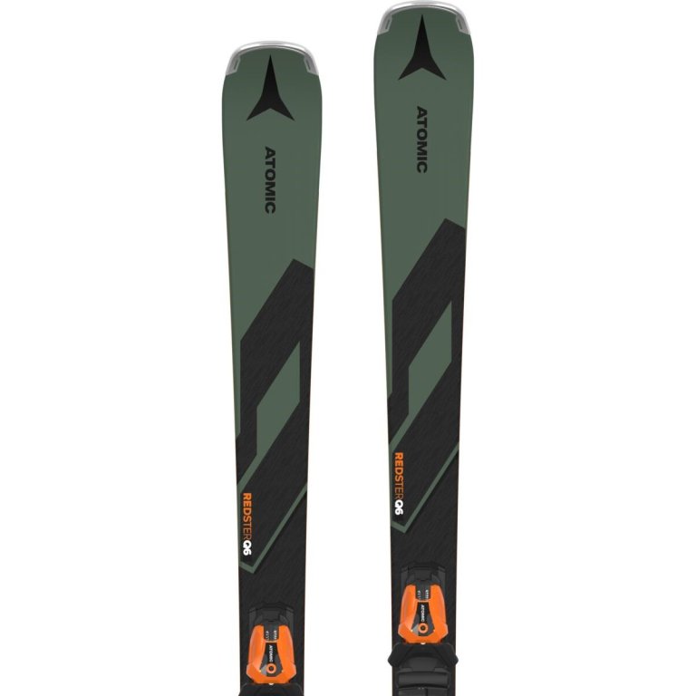 Lyže Atomic Redster Q6 + Mi 12 GW - zelená/černá