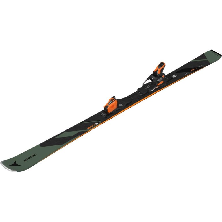 Lyže Atomic Redster Q6 + Mi 12 GW - zelená/černá