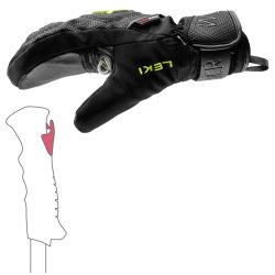 Рукавиці Leki WCR C-Tech 3D Mitt J - чорно/зелені