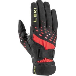 Рукавиці Leki Ultra Trail Storm Shark Gloves - чорно/червоно/жовті