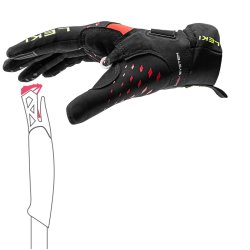 Рукавиці Leki Ultra Trail Storm Shark Gloves - чорно/червоно/жовті