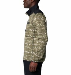Кофта Columbia Sweater Weather™ Printed Half Zip II M - зелений/коричневий/білий
