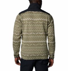 Кофта Columbia Sweater Weather™ Printed Half Zip II M - зелений/коричневий/білий