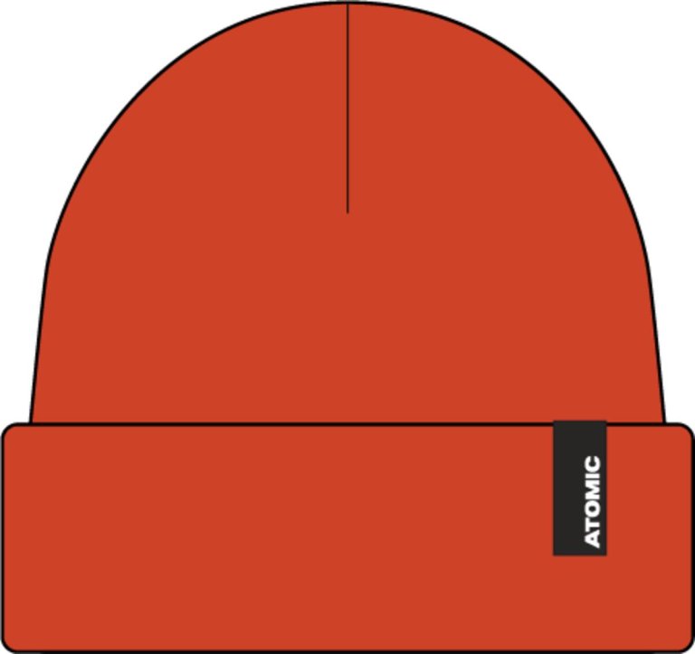 Шапка Atomic Alps Kids Rolled Cuff Beanie J - помаранчева