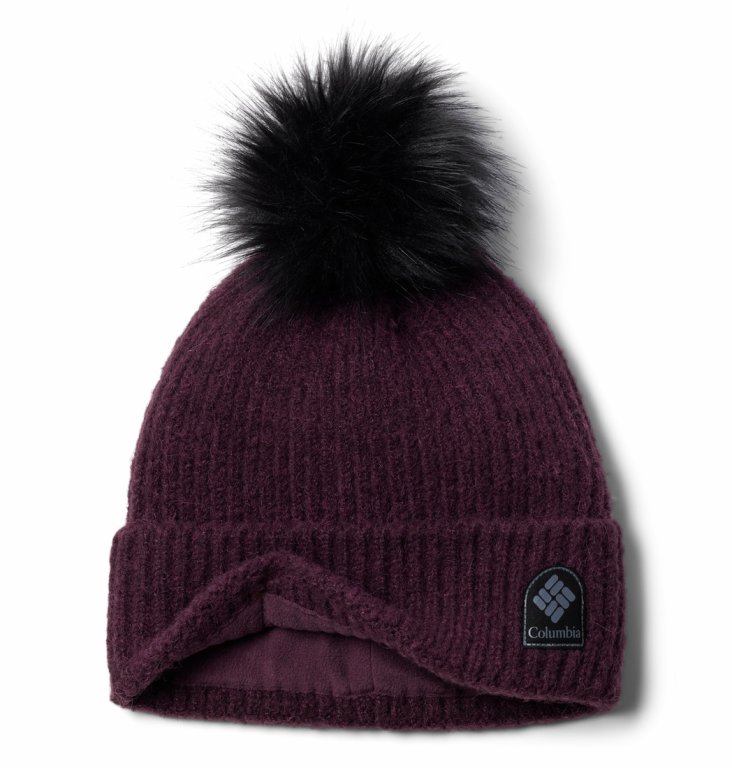 Шапка Columbia Winter Blur™ Pom Pom Beanie Uni - темно-фіолетовий