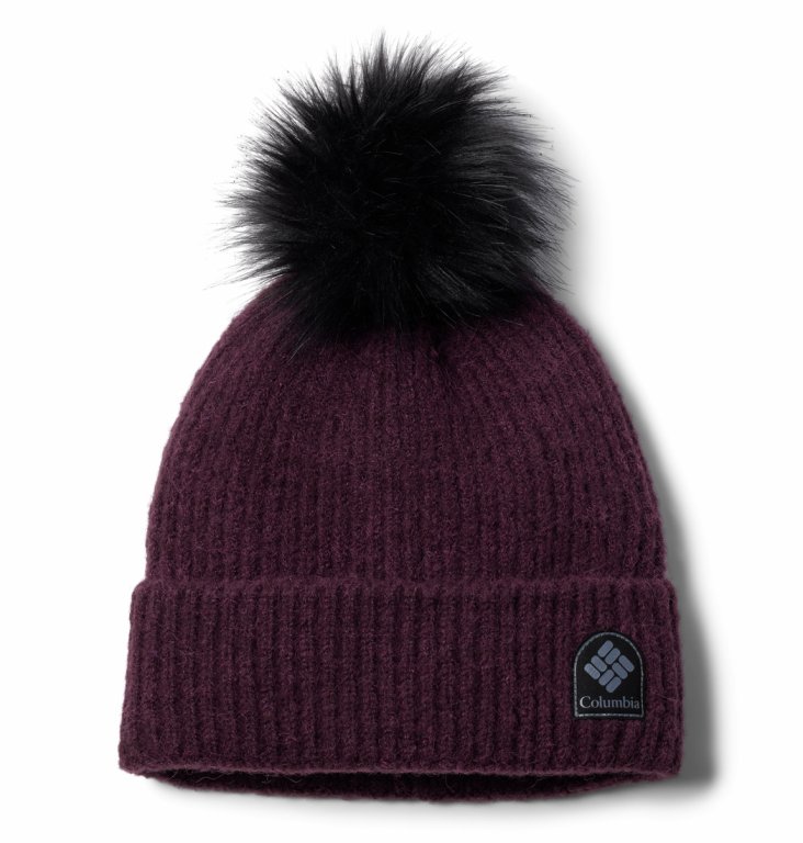 Шапка Columbia Winter Blur™ Pom Pom Beanie Uni - темно-фіолетовий