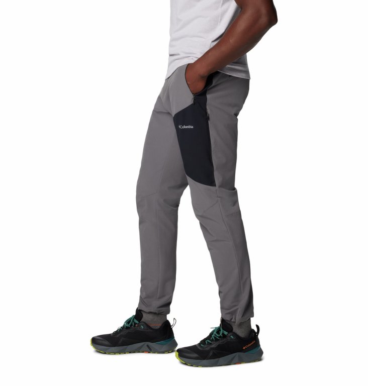 Штани Columbia Tech™ Softshell Pant M - сірий/чорний (стандартна довжина)