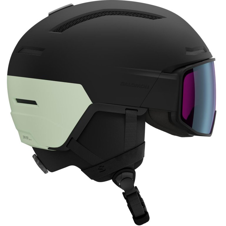 Гірськолижний шолом Salomon Driver Pro Sigma Mips - чорно/зелений