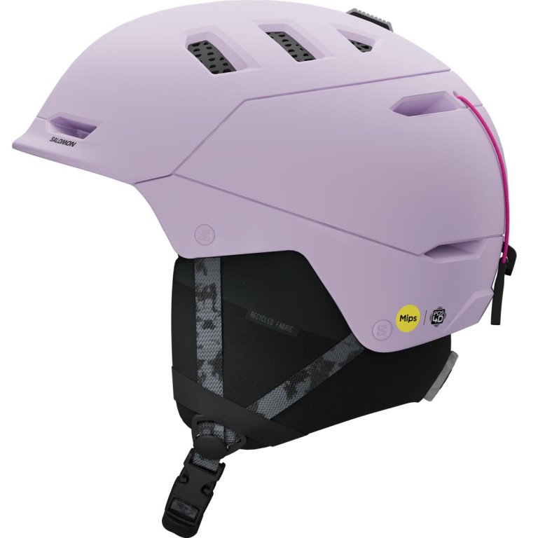 Гірськолижний шолом Salomon Husk Pro Mips - фіолетовий