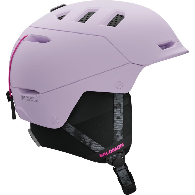 Гірськолижний шолом Salomon Husk Pro Mips - фіолетовий