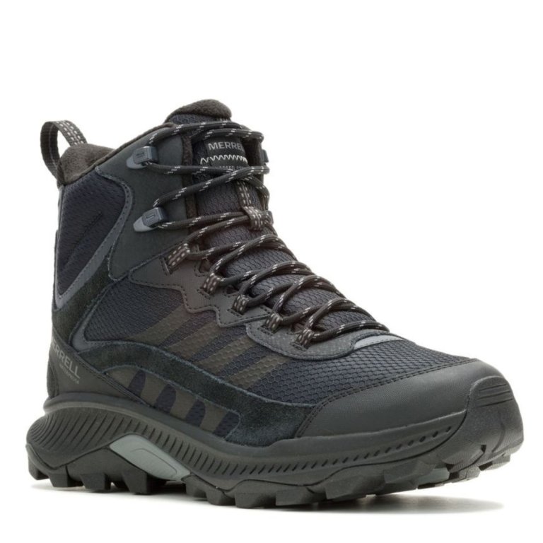Obuv zimní Merrell J037767 Speed Strike 2 Thermo Mid WP M - černá