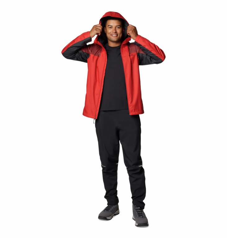 Куртка Columbia Inner Limits™ III Jacket M - червоний/чорний