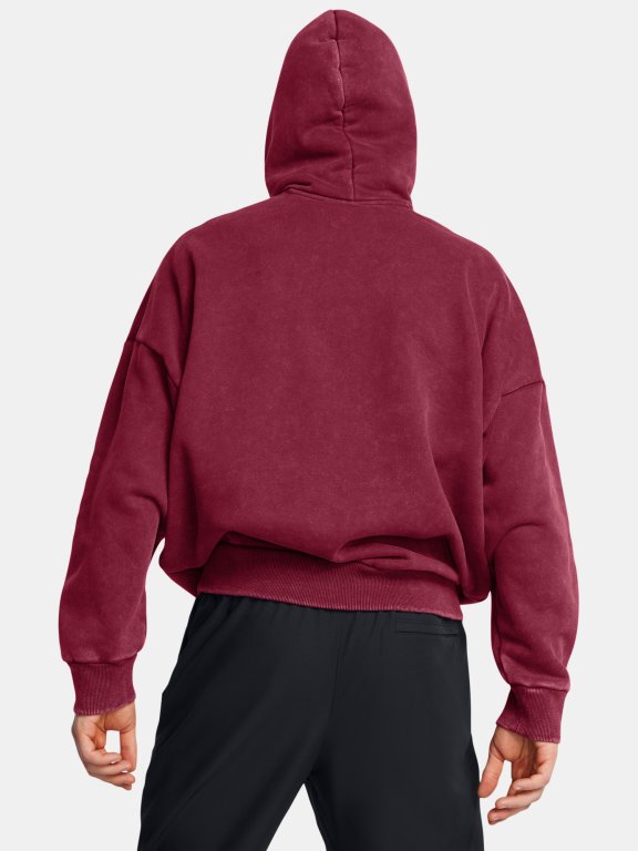 Худі Under Armour UA Icon HWT Flc Wash OS Hood M - червоний
