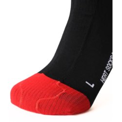 Ponožky Ski vyhřívané Lenz Heat Sock 6.1 Toe Cap Merino - černá (bez baterie)