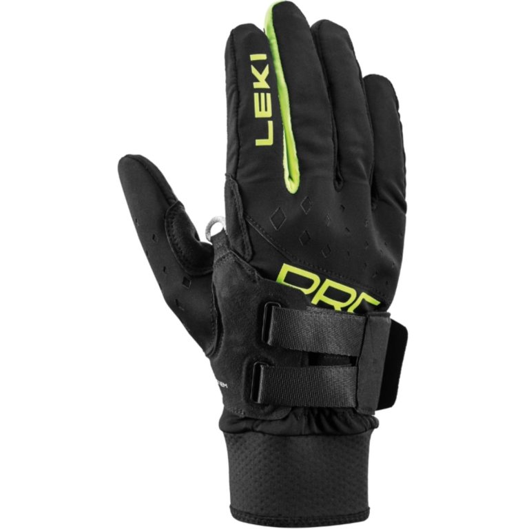 Рукавиці Leki PRC Shark Gloves - чорно/жовті