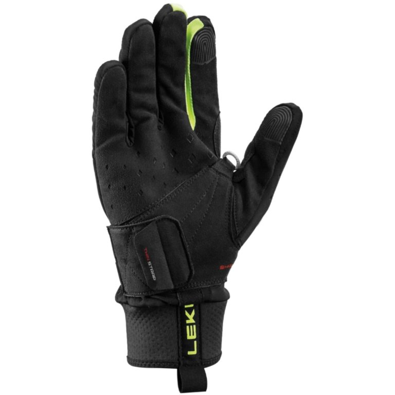 Рукавиці Leki PRC Shark Gloves - чорно/жовті