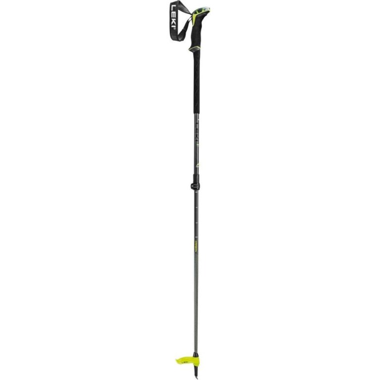 Палиці Leki Guide Lite 2 Carbon - сіро/жовто/чорні
