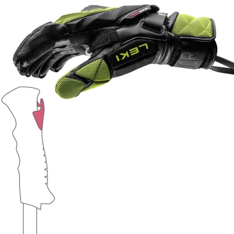 Рукавиці Leki WCR Venom GS 3D - чорно/жовті