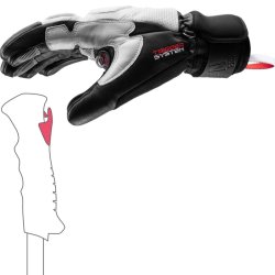 Рукавиці Leki Griffin Prime 3D - біло/чорні
