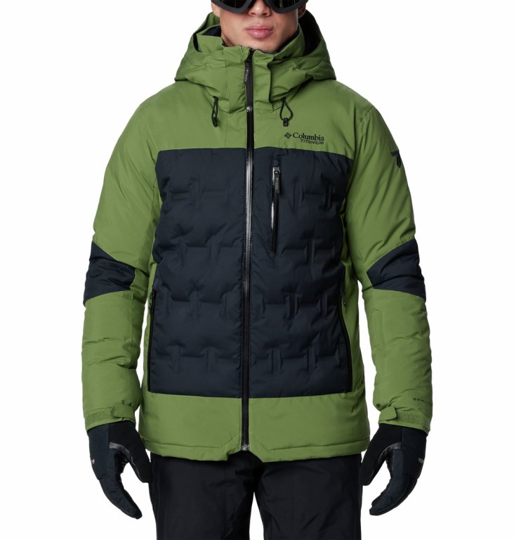 Куртка-пуховик Columbia Wild Card™ IV M - чорний/зелений