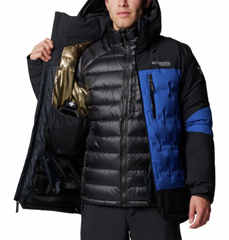 Пуховик Columbia Wild Card™ IV Down Jacket M - синій/чорний