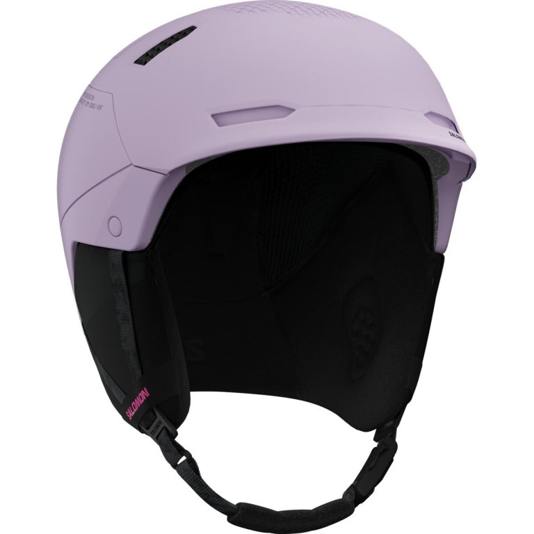 Лижний шолом Salomon Husk Prime Mips - фіолетовий