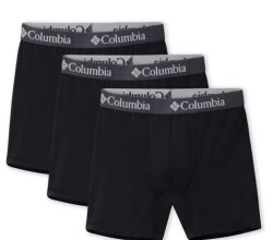 Боксерки Columbia Poly Stretch Boxer Brief 3 pack M - чорний