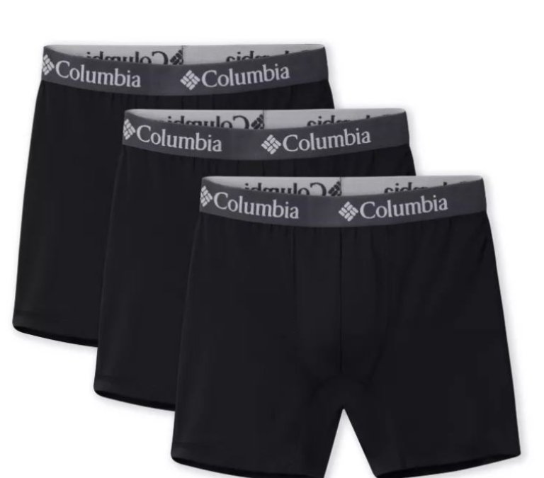 Боксерки Columbia Poly Stretch Boxer Brief 3 pack M - чорний