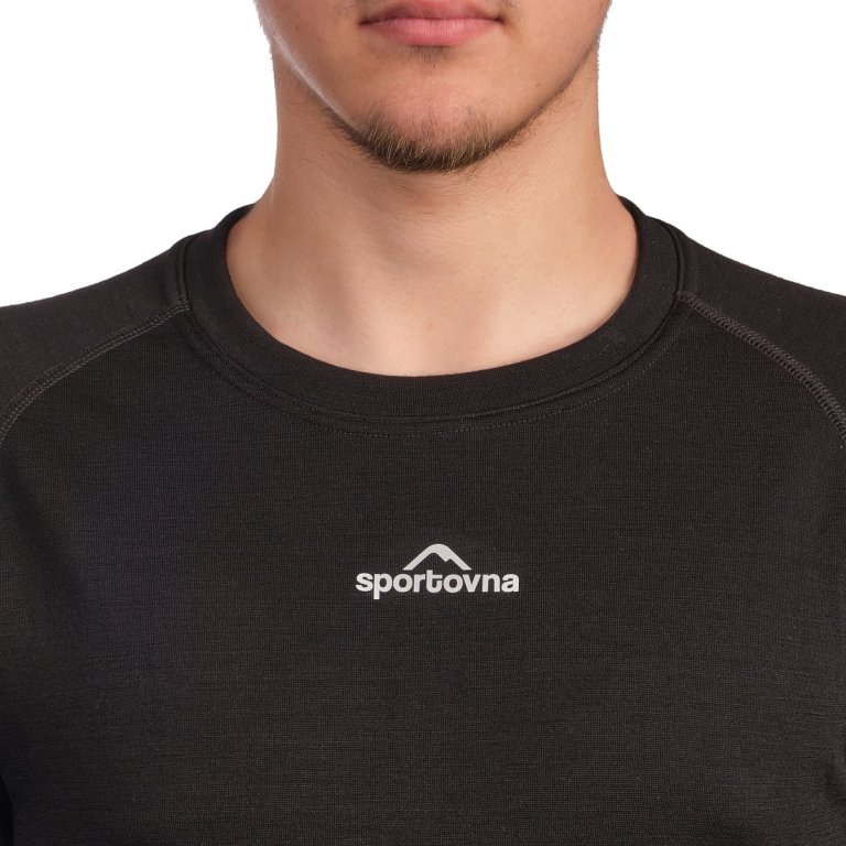 Футболка Sportovna M - чорна