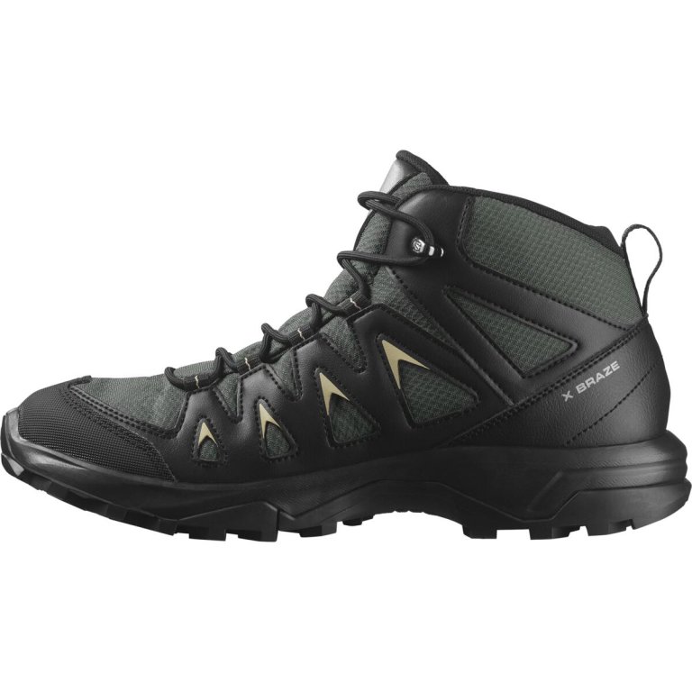 Взуття Salomon X Braze Mid GTX M - чорний/зелений
