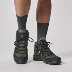 Взуття Salomon X Braze Mid GTX M - чорний/зелений