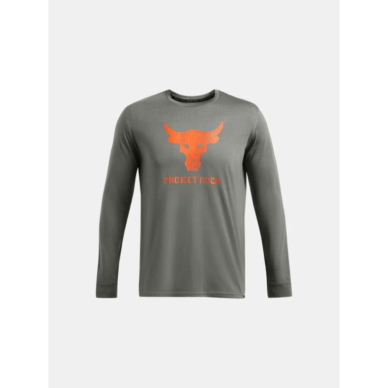 Футболка Under Armour UA Project Rock Brahma Bull LS M - зелена
