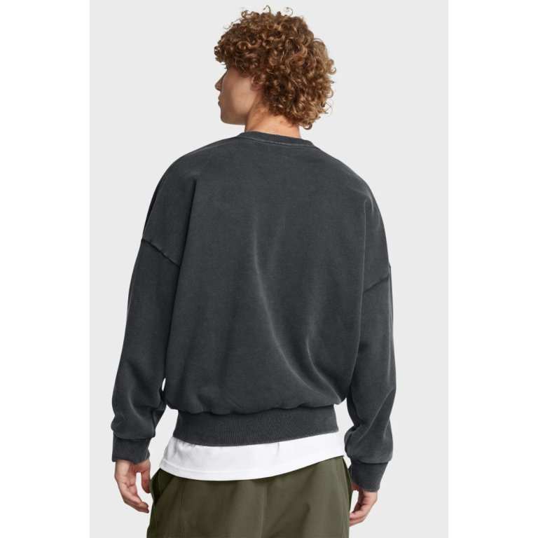 Кофта Under Armour Icon HWT Flc Wash OS Crew M - чорний