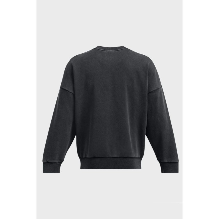 Кофта Under Armour Icon HWT Flc Wash OS Crew M - чорний