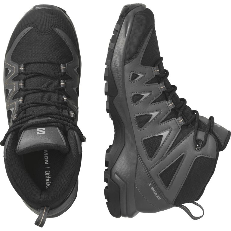 Взуття Salomon X Braze Mid GTX W - сірий / чорний