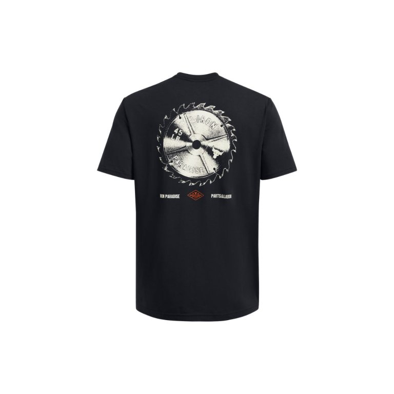 Футболка Under Armour Project Rock SS Tools M - чорна