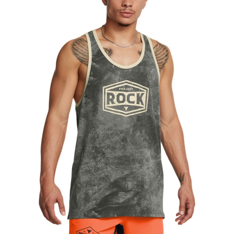 Майка Under Armour Project Rock Racer Tank Tools M - зелений