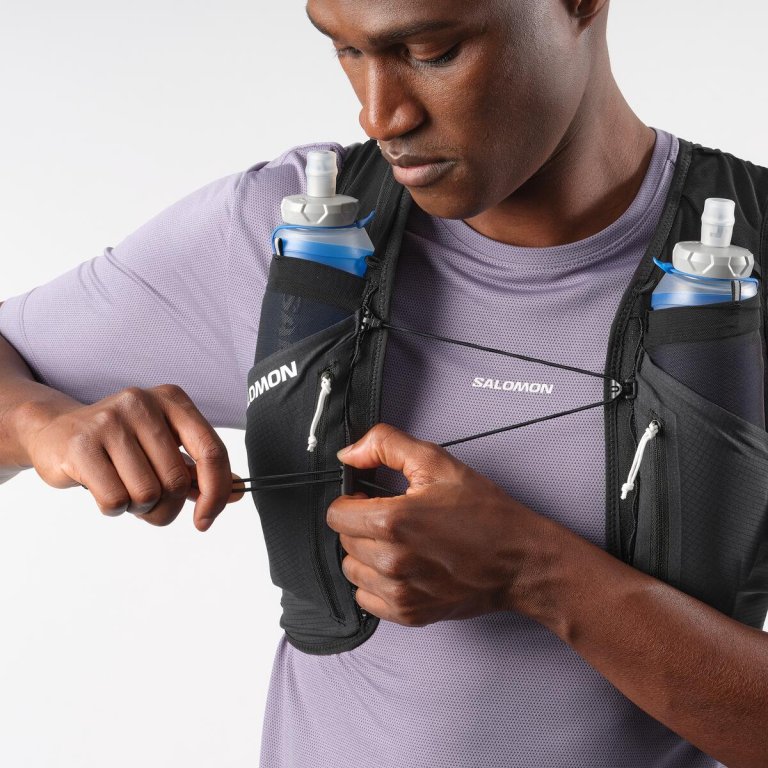 Жилет Salomon Sense Pro 6 з пляшками - чорний