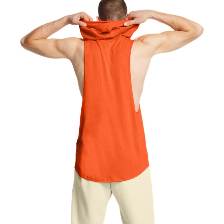 Худі Under Armour Project Rock SL Hoodie Payoff M - помаранчевий