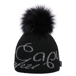Čiapka CAPU 1709G W - čierna/strieborná