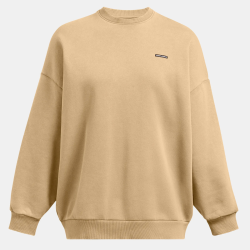Світшот Under Armour UA Icon HWT Flc OS Crew W - бежевий