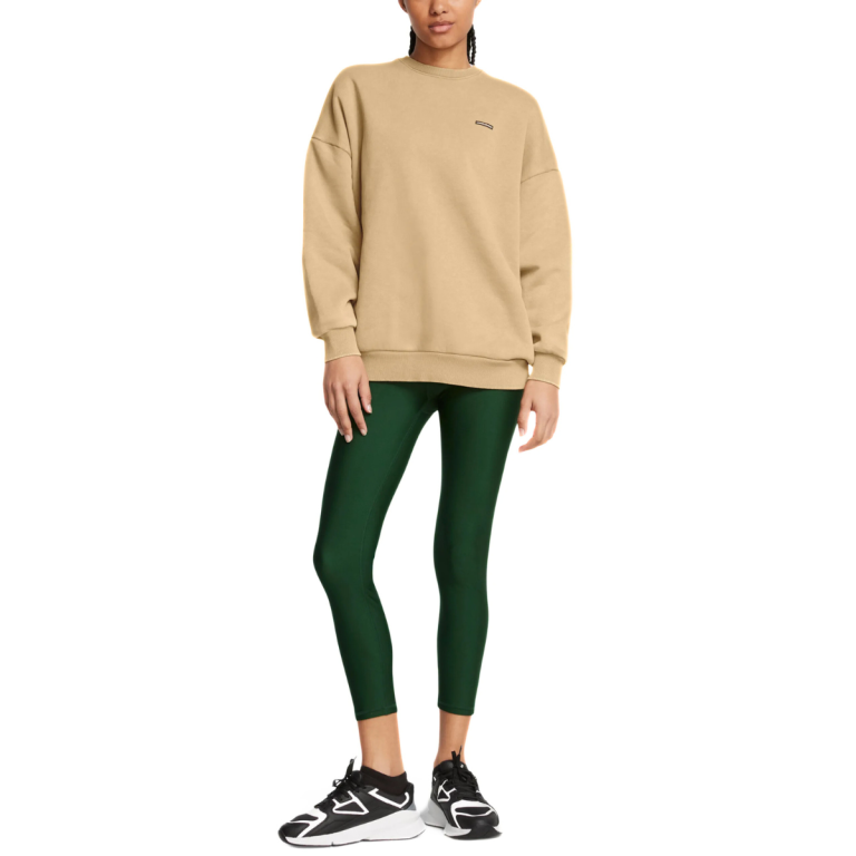 Світшот Under Armour UA Icon HWT Flc OS Crew W - бежевий
