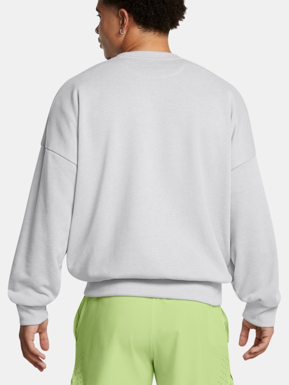 Mikina Under Armour Icon HWT Terry OS Crew M - šedá