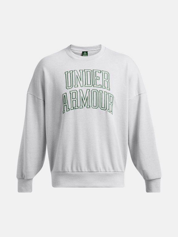 Mikina Under Armour Icon HWT Terry OS Crew M - šedá